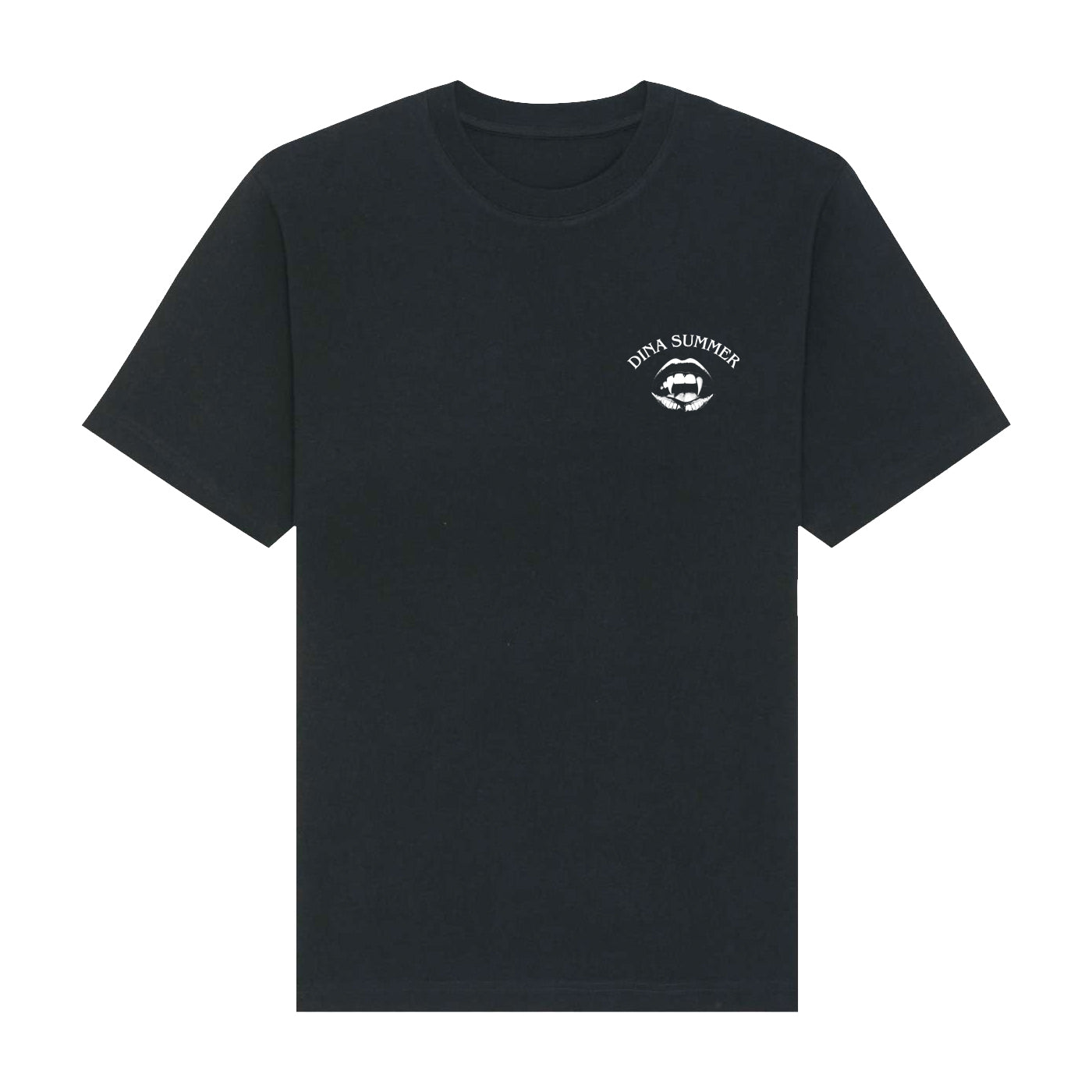 Dina Summer Girls In Black T-Shirt Black (Design 2)