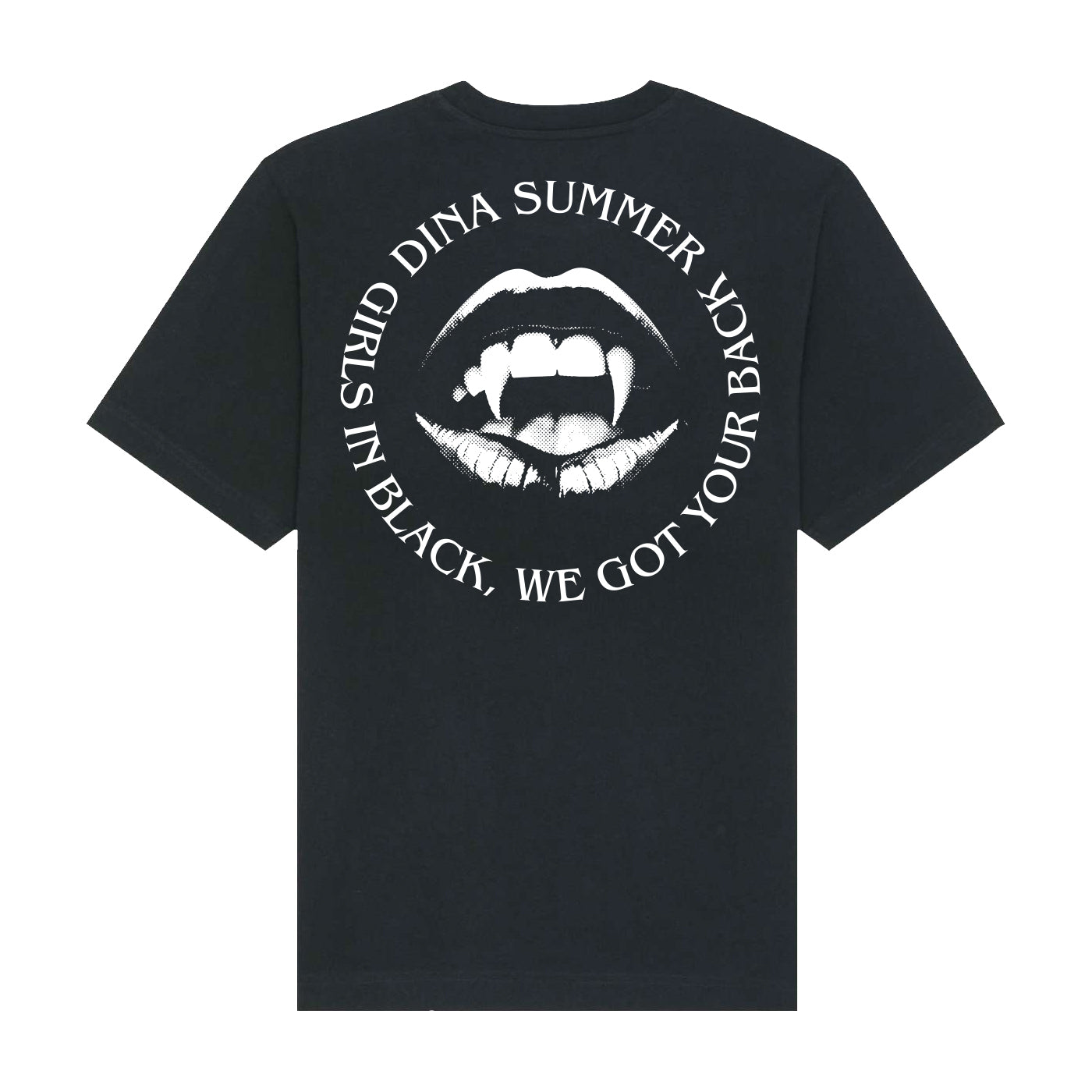 Dina Summer Girls Gang T-Shirt Black (Design 3)