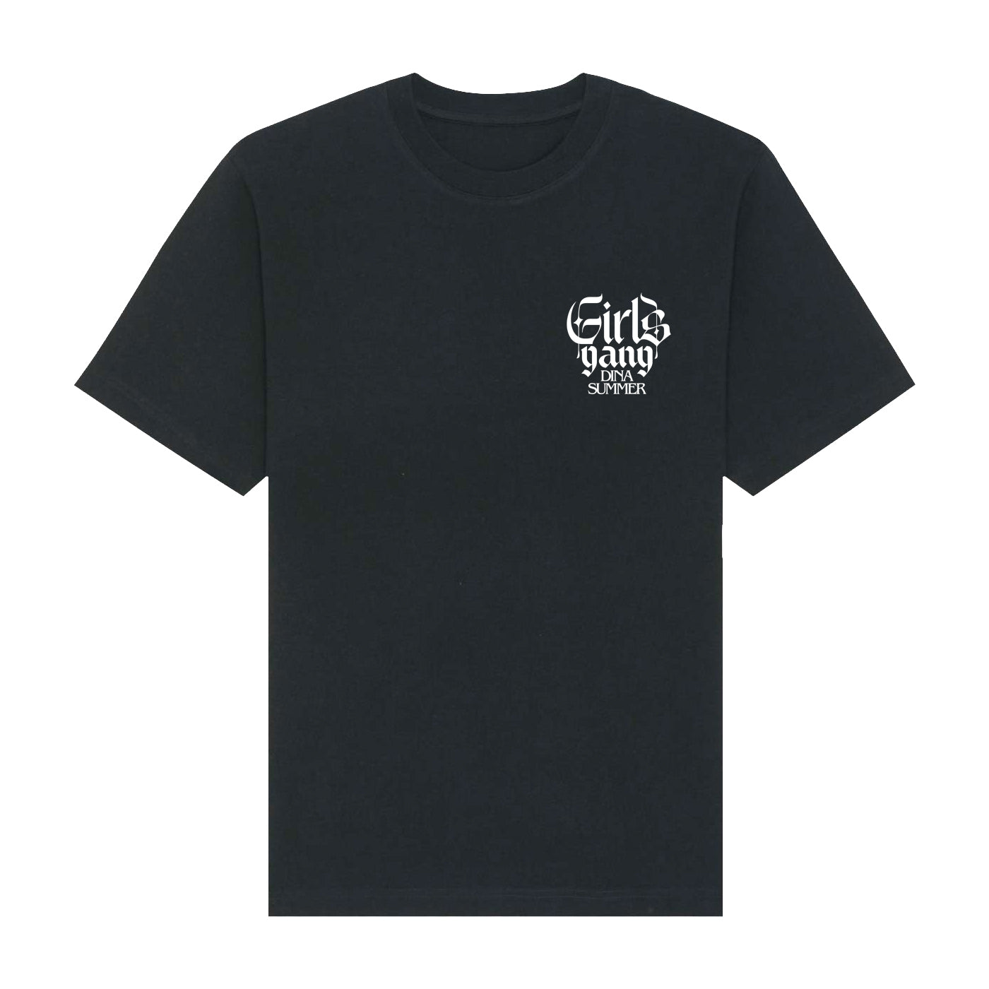 Dina Summer Girls Gang T-Shirt Black (Design 3)