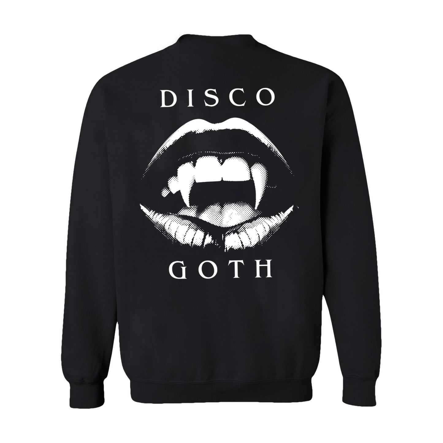 Dina Summer Disco Goth Sweatshirt Black (Design 1)
