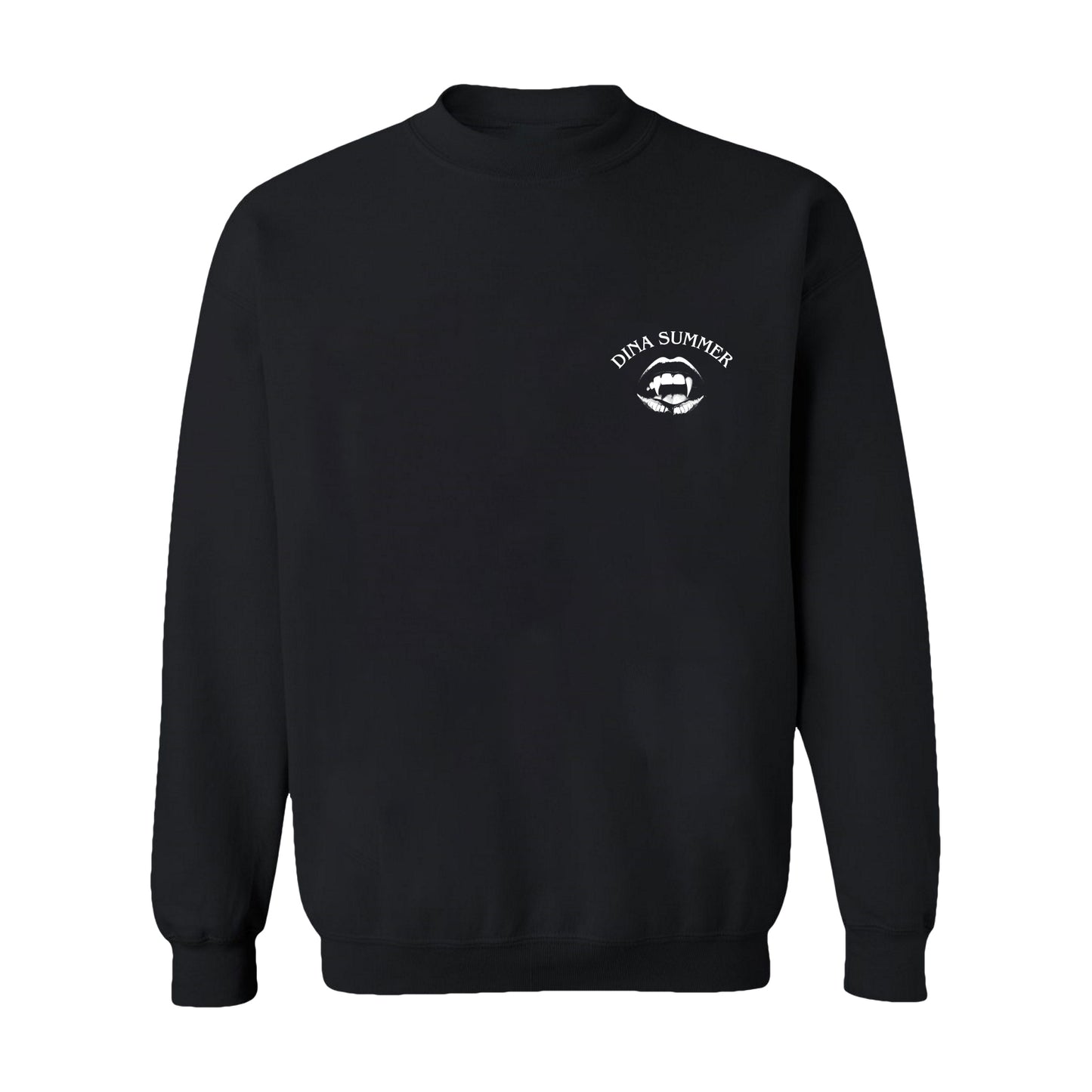 Dina Summer Girls In Black Sweatshirt Black (Design 2)