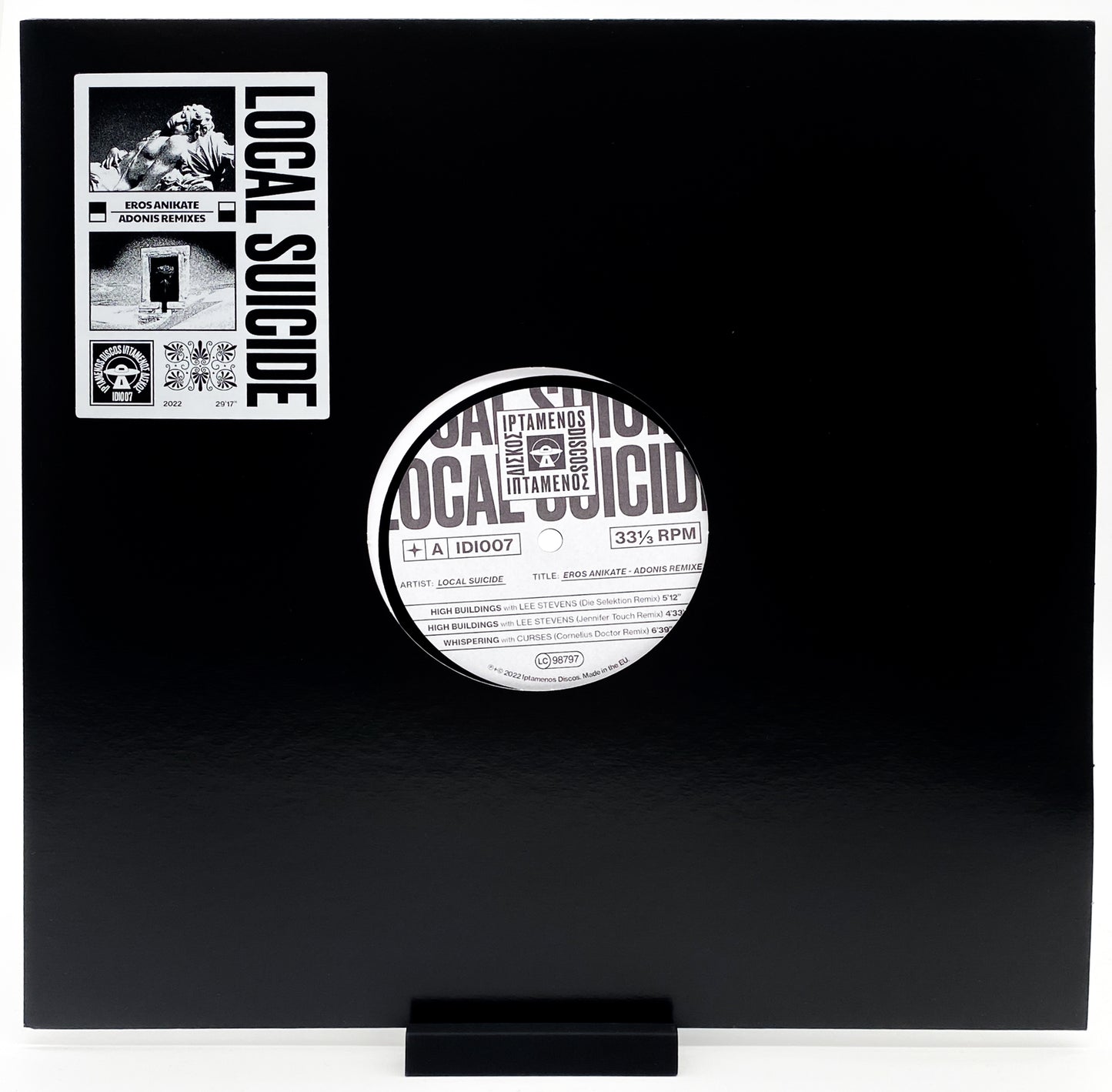 Local Suicide - Eros Anikate (Adonis Remixes) (IDI007) 12" (Repress)