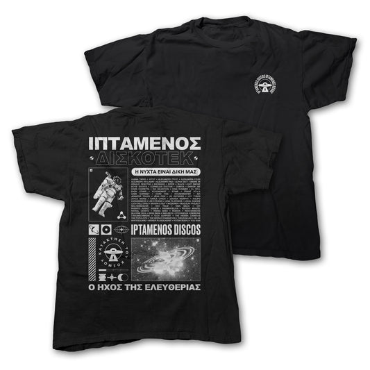 Iptamenos Discos T-Shirt IV Black