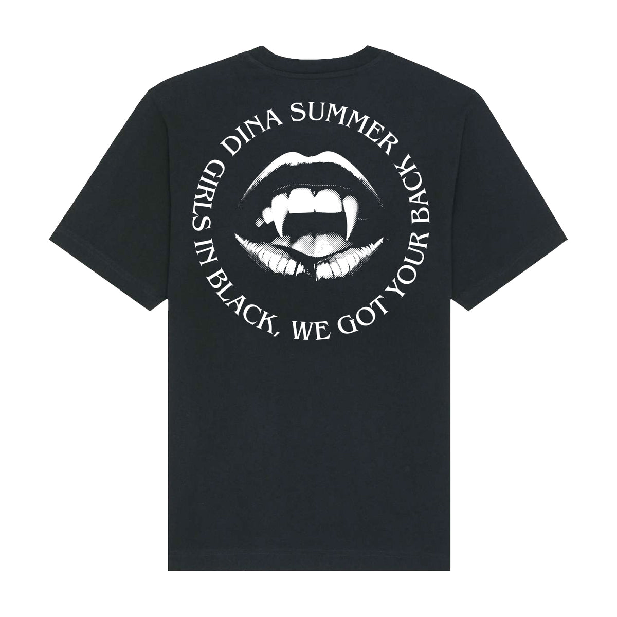 Dina Summer Girls Gang T-Shirt Black (Design 3)