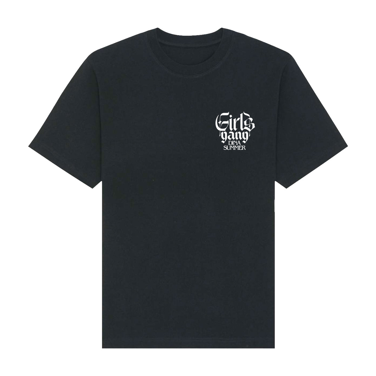 Dina Summer Girls Gang T-Shirt Black (Design 3)