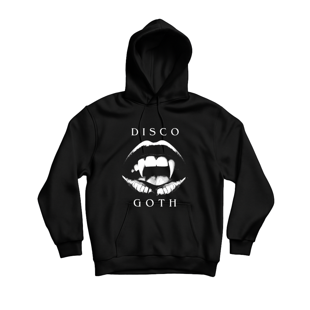 Dina Summer Fangs Hoodie Black (Design 4)