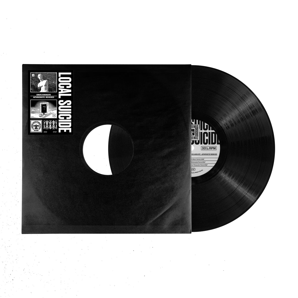Local Suicide Eros Anikate - Aphrodite Remixes (IDI010) 12" (Repress)