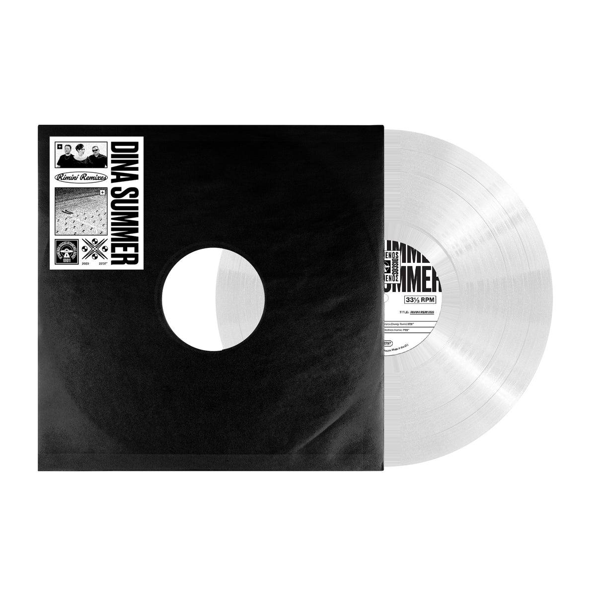Dina Summer - Rimini Remixes (IDI011) Transparent 12"