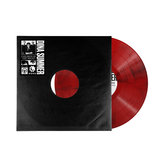 Dina Summer - Children Of The Night (IDI027) Signed Red/Black Marbled 12"