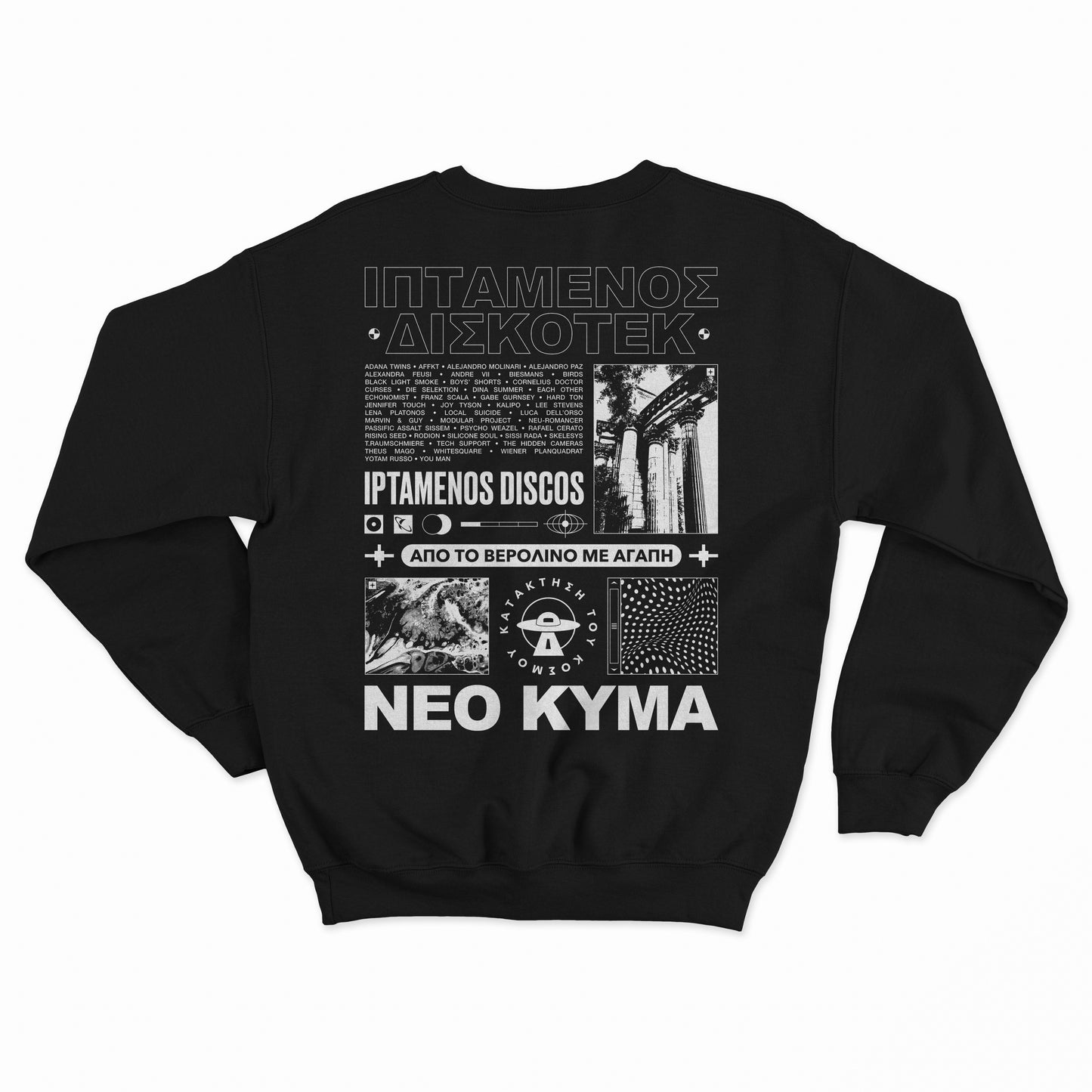 Iptamenos Discos Sweater III Black