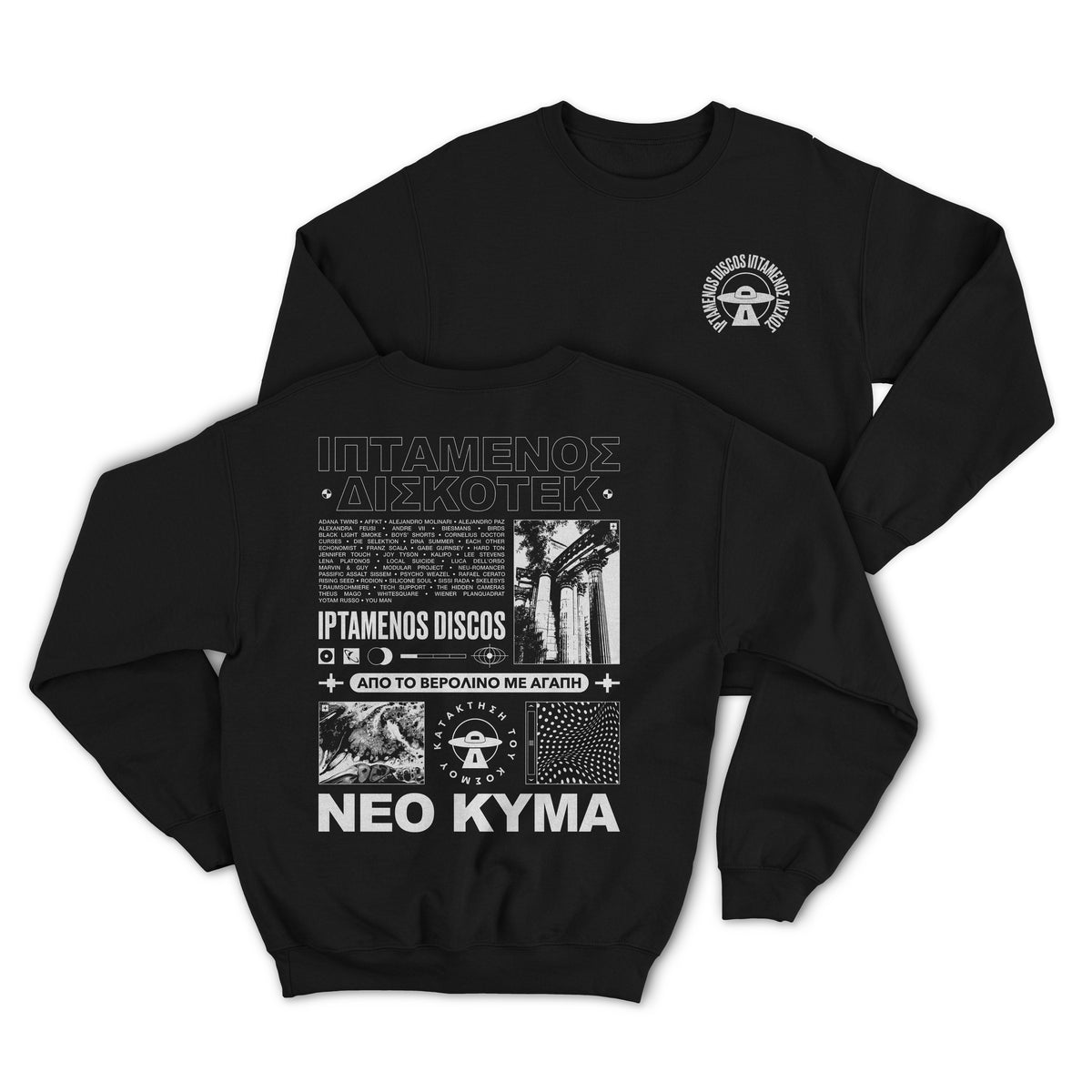 Iptamenos Discos Sweater III Black