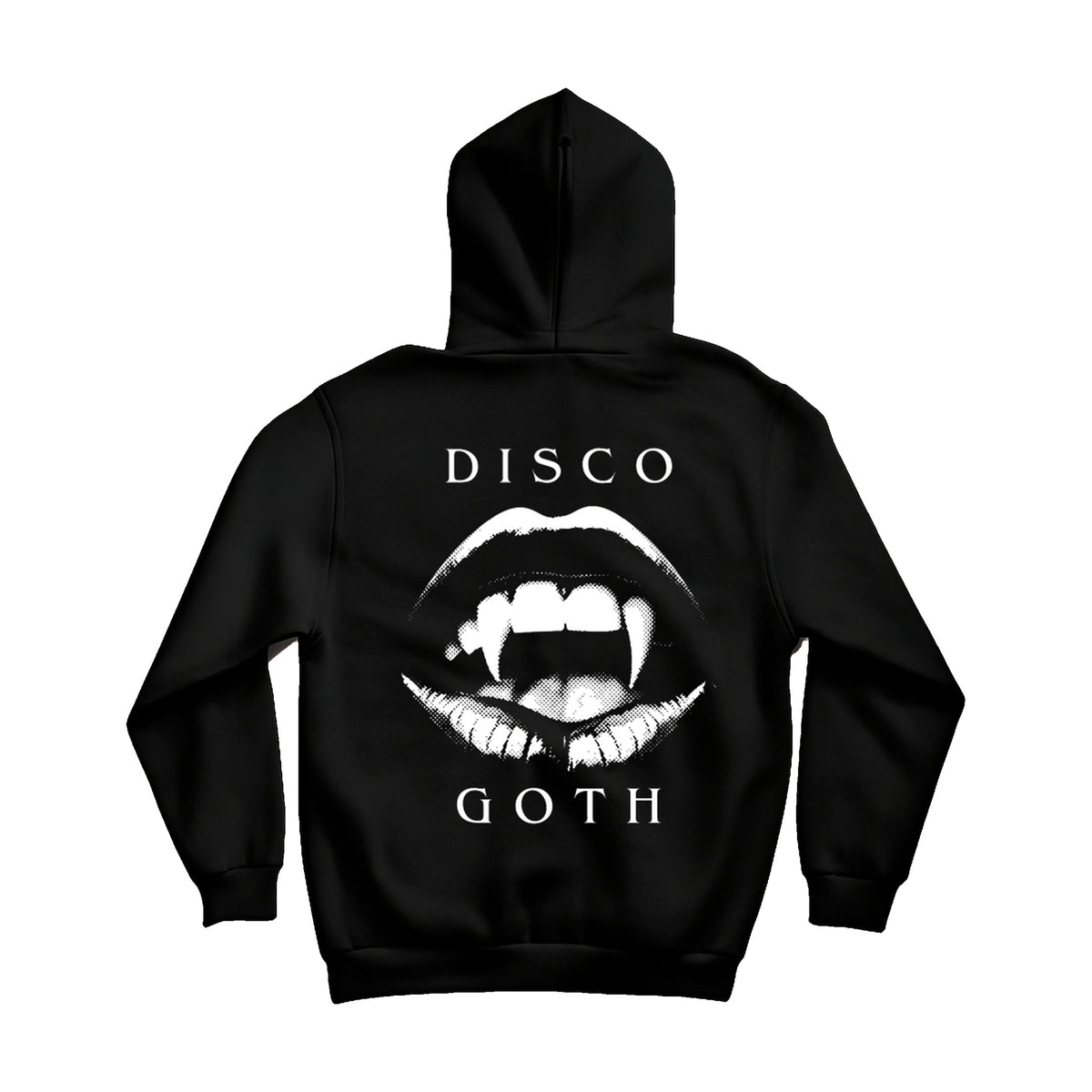 Dina Summer Disco Goth Hoodie Black (Design 1)