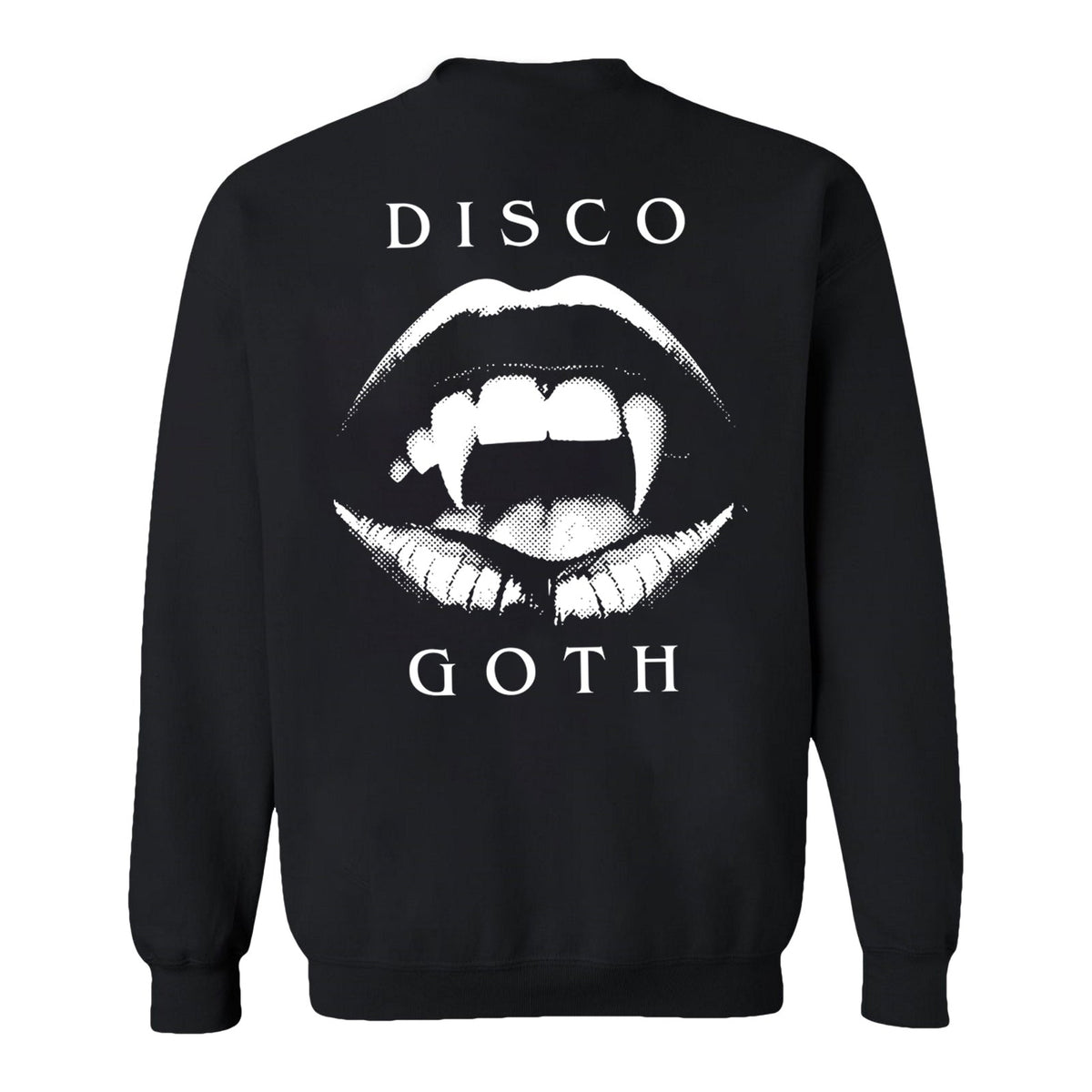 Dina Summer - Disco Goth Sweatshirt Black (Design 1)