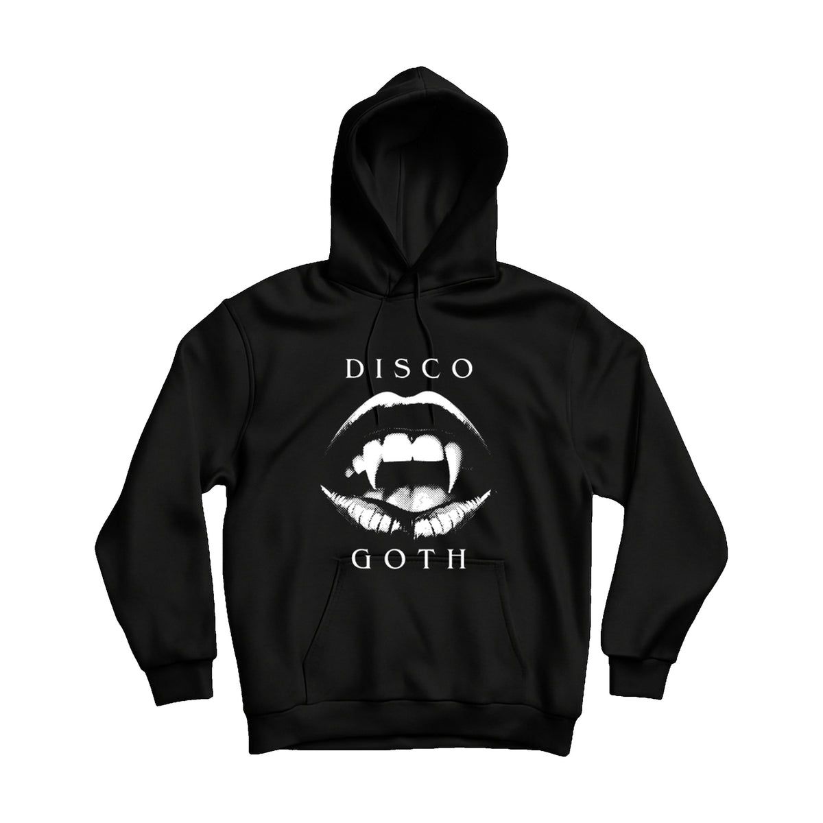 Dina Summer Fangs Hoodie Black (Design 4)