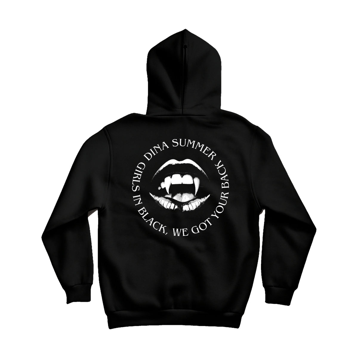 Dina Summer Girls Gang Hoodie Black (Design 3)