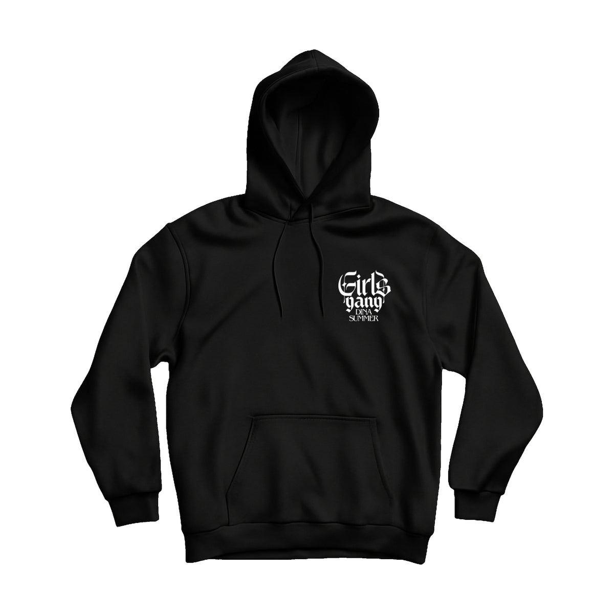Dina Summer Girls Gang Hoodie Black (Design 3)