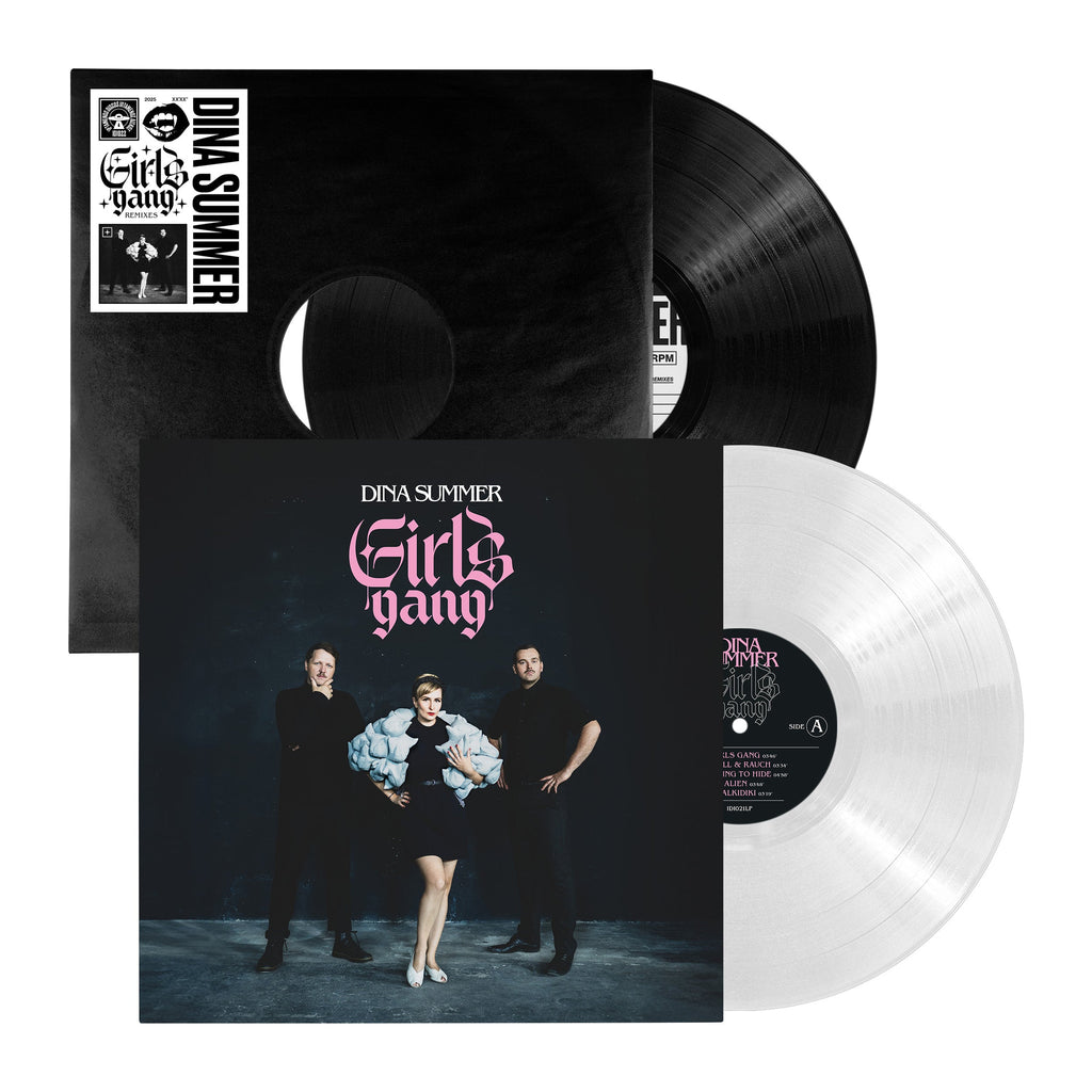 Dina Summer - Girls Gang - Deluxe Edition (IDI021LPX) White LP + Black 12" Bundle