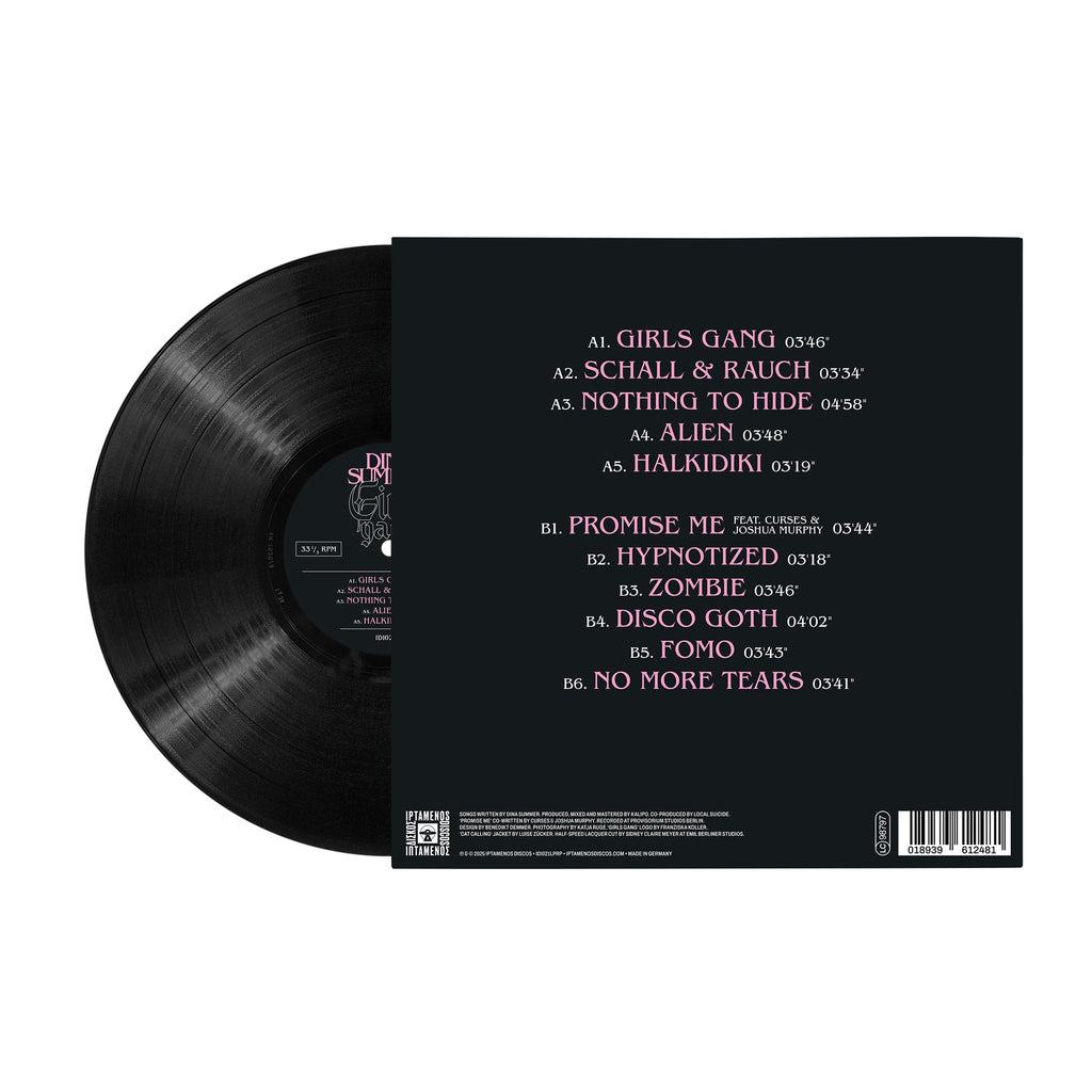 Dina Summer - Girls Gang (IDI021LPRP) Black Repress LP