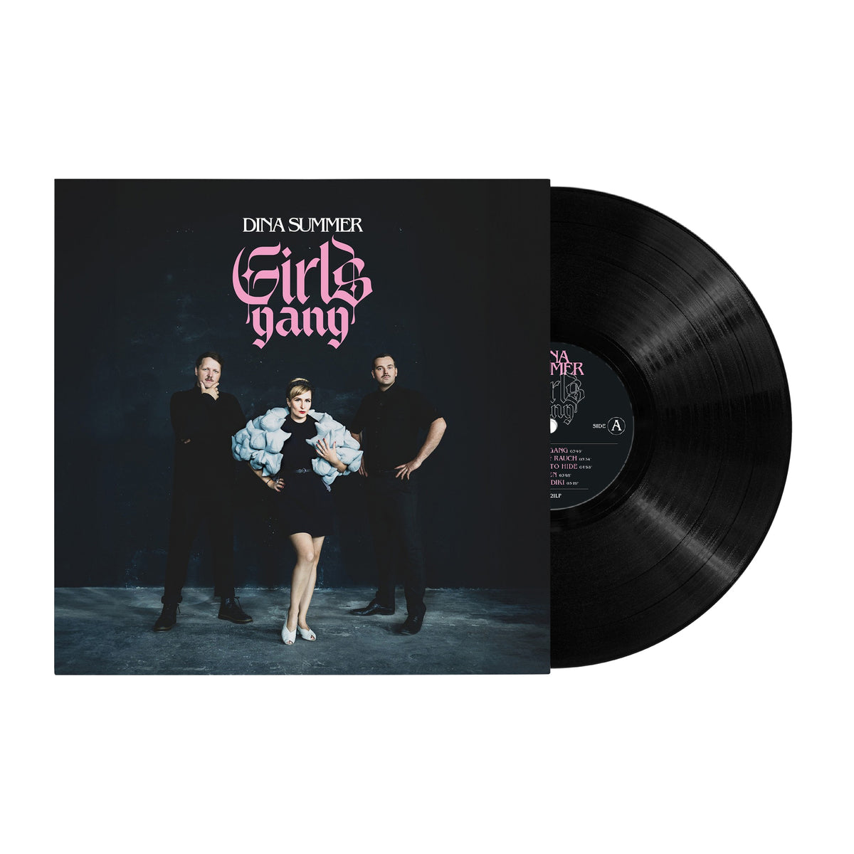 Dina Summer - Girls Gang (IDI021LPRP) Black Repress LP