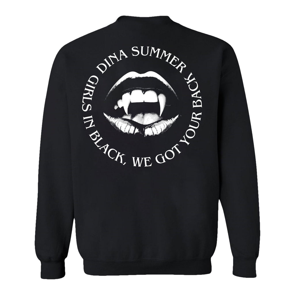 Dina Summer - Girls Gang Sweatshirt Black (Design 3)