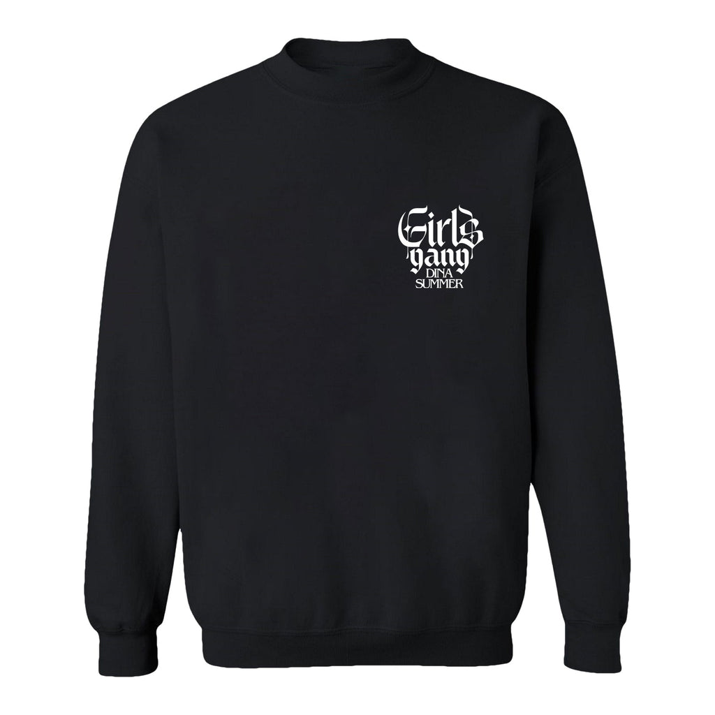 Dina Summer - Girls Gang Sweatshirt Black (Design 3)