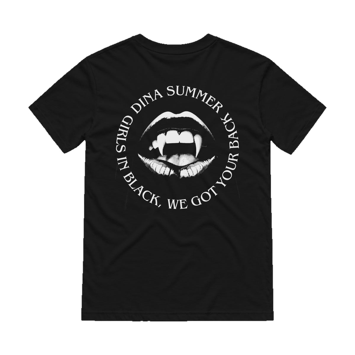 Dina Summer Girls Gang T-Shirt Black (Design 3)