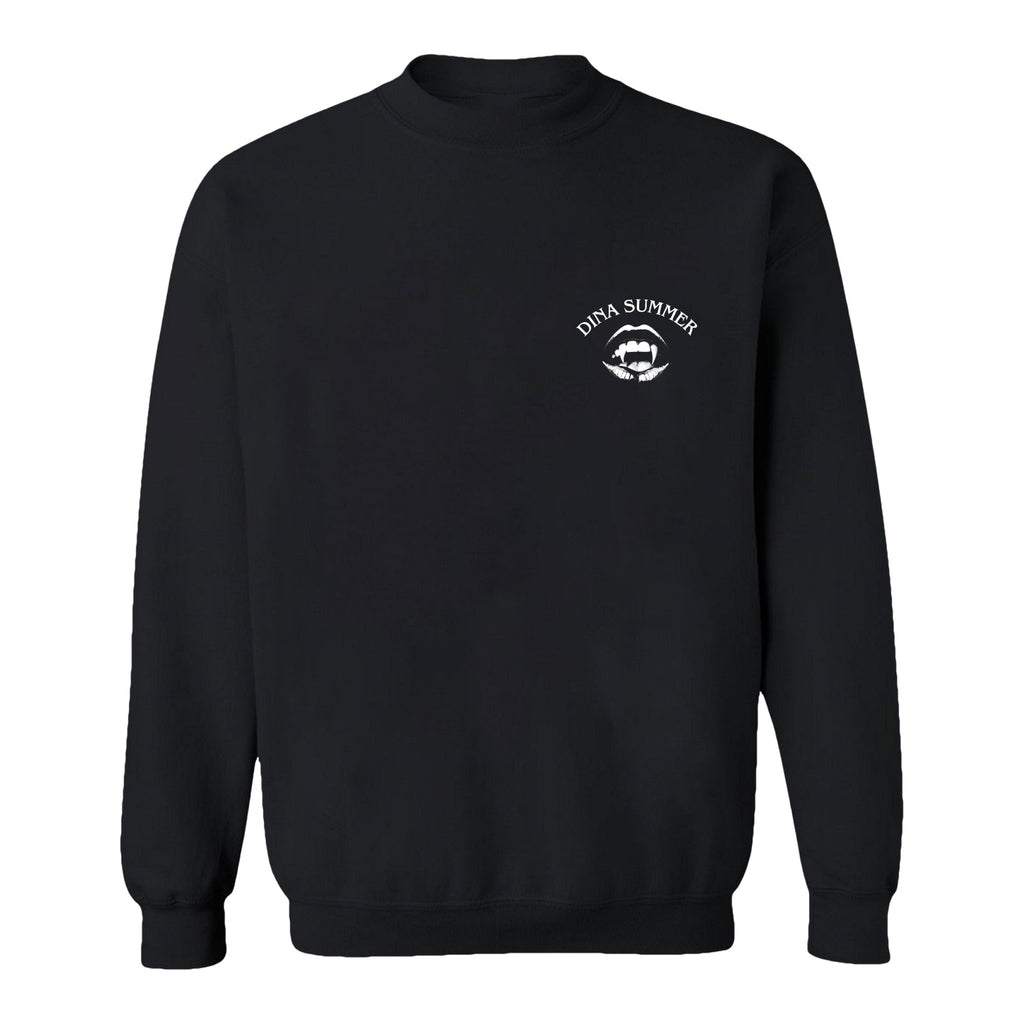 Dina Summer - Girls In Black Sweatshirt Black (Design 2)
