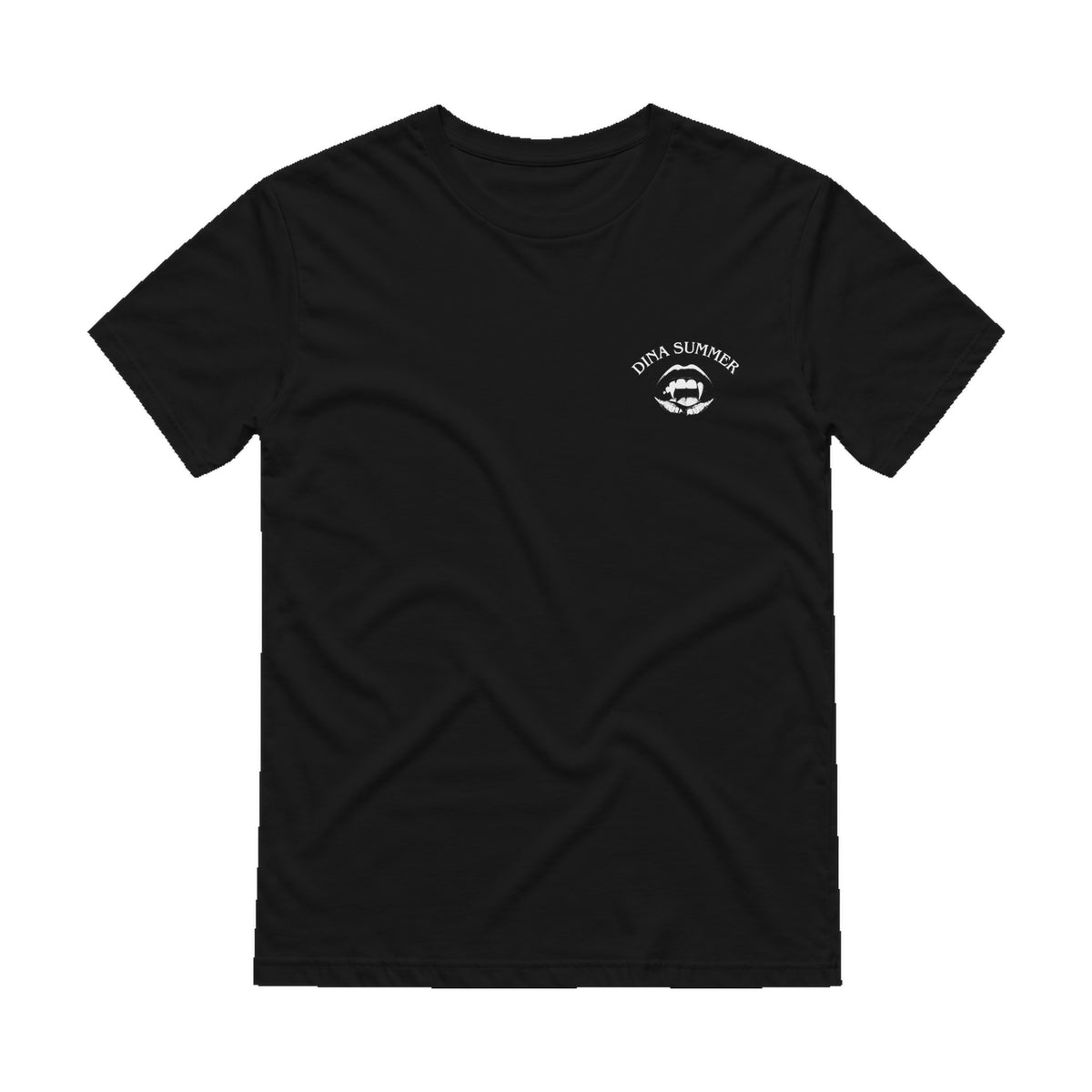 Dina Summer Girls In Black T-Shirt Black (Design 2)