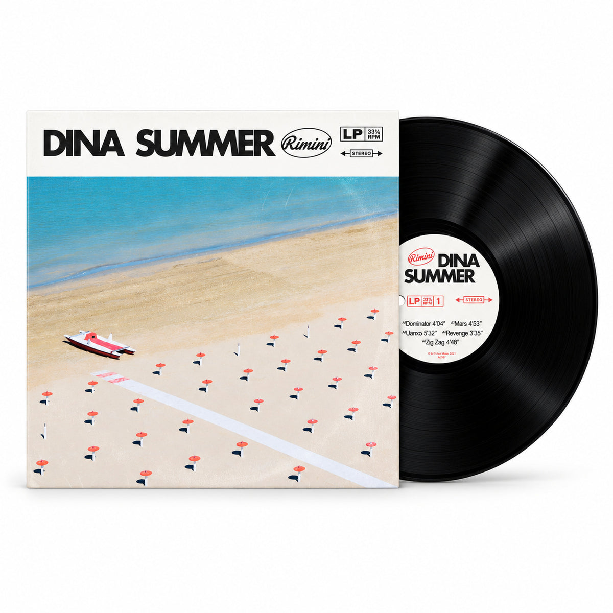 Dina Summer - Rimini (AL387) Black LP