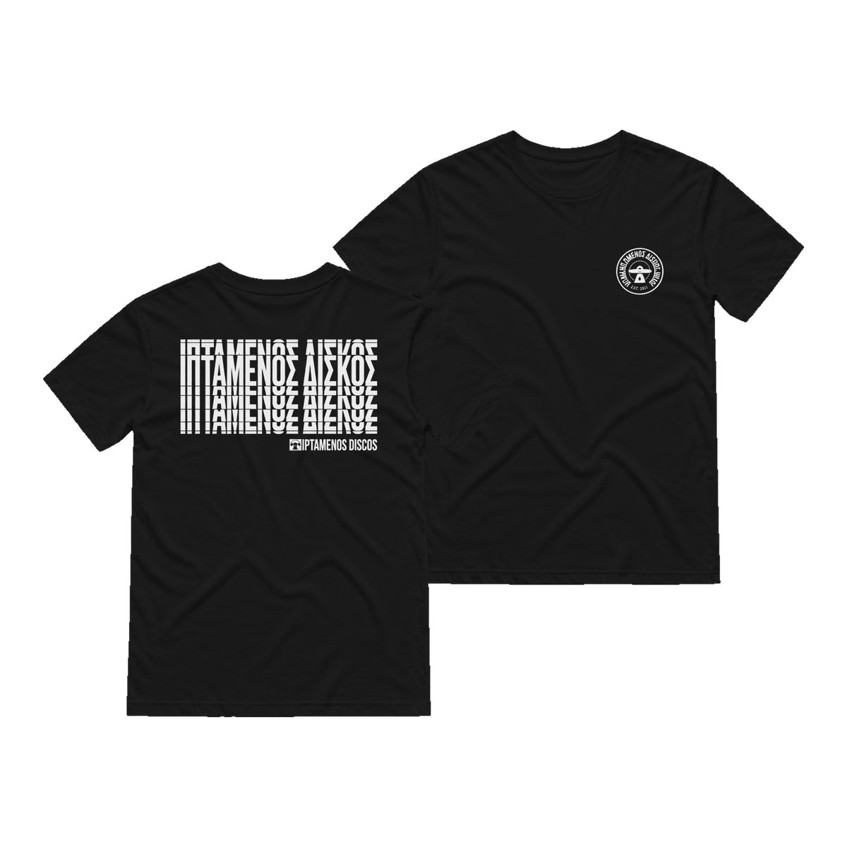 Iptamenos Discos T-Shirt I Black