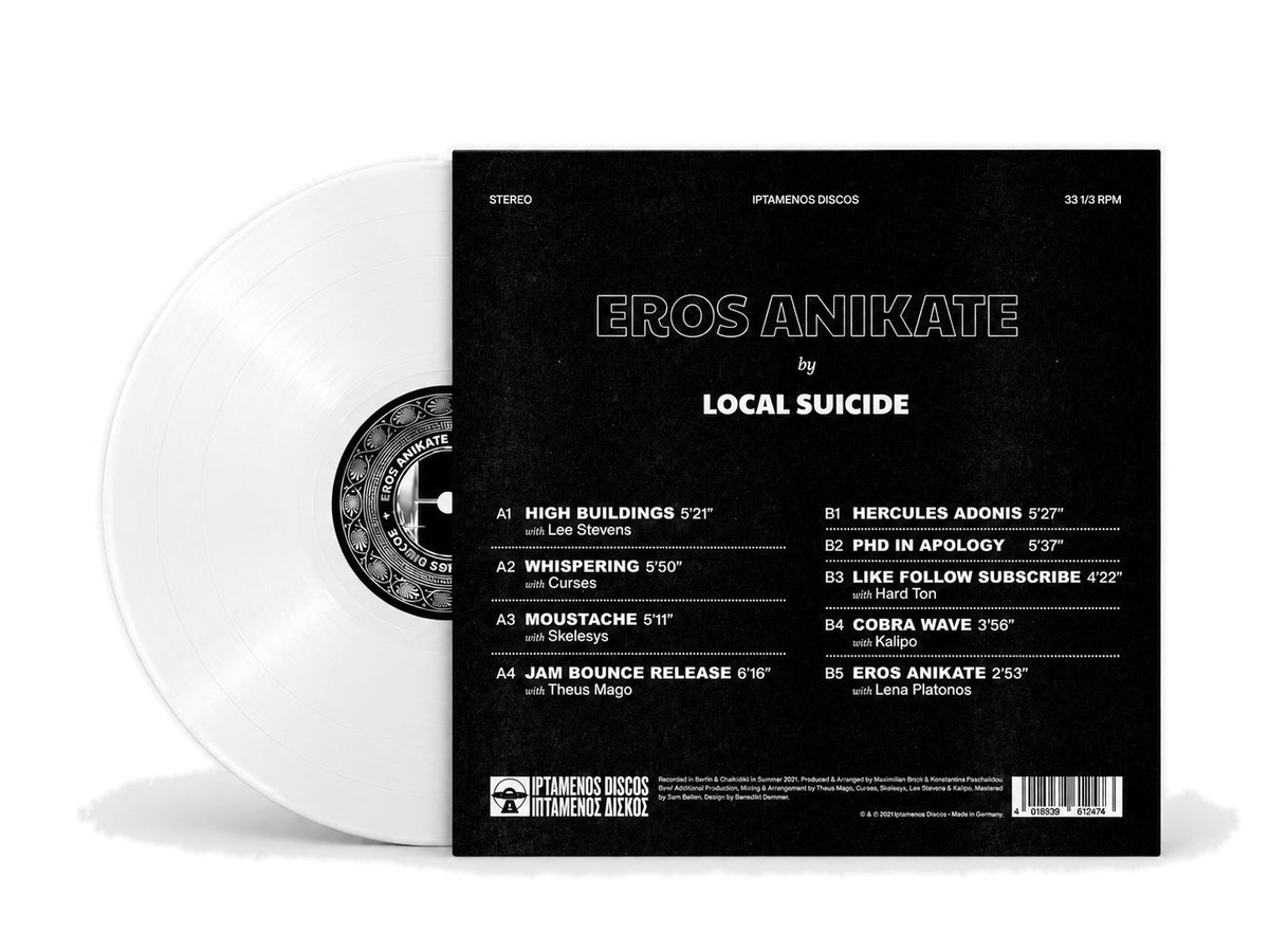 Local Suicide - Eros Anikate (IDI006LP) White LP
