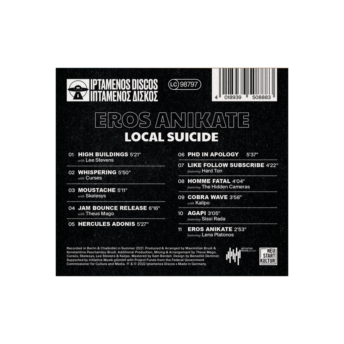 Local Suicide - Eros Anikate (IDI006CD) CD