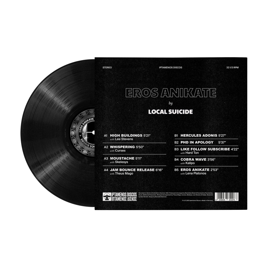 Local Suicide - Eros Anikate (IDI006LPRP) Black Repress LP