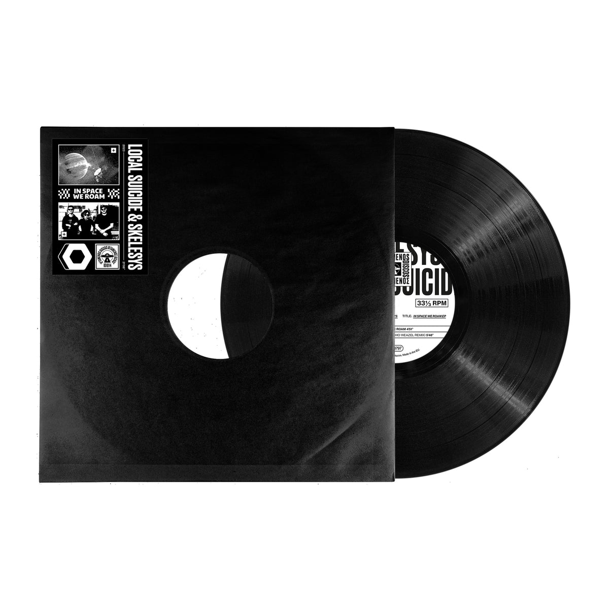 Local Suicide & Skelesys - In Space We Roam (IDI014) Black 12"
