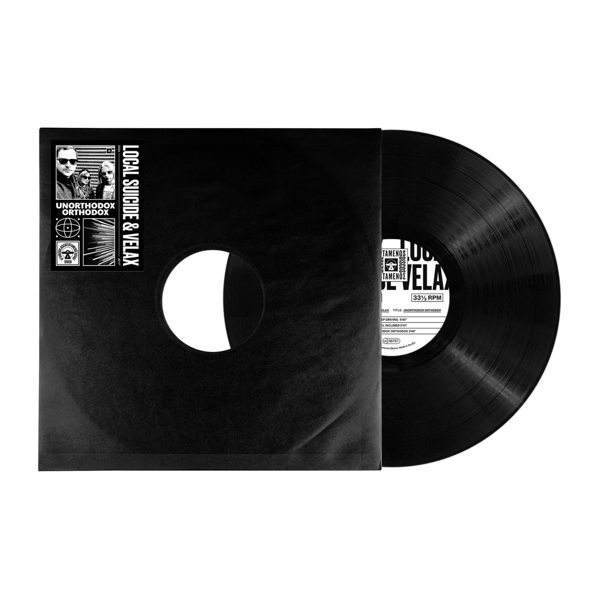 Local Suicide & Velax - Unorthodox Orthodox EP (IDI020) Black 12"