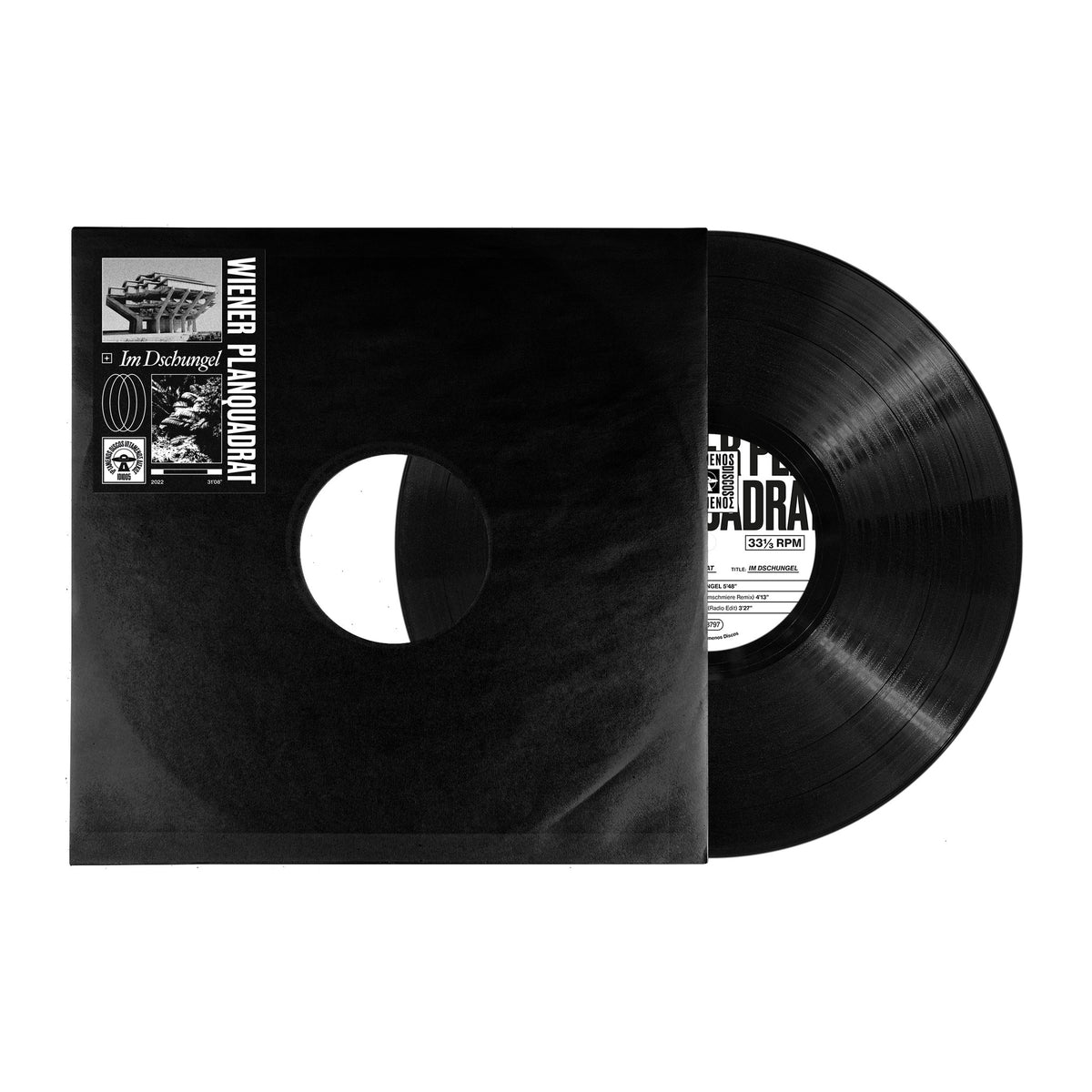 Wiener Planquadrat- Dschungel (IDI005RP) Black Repress 12"