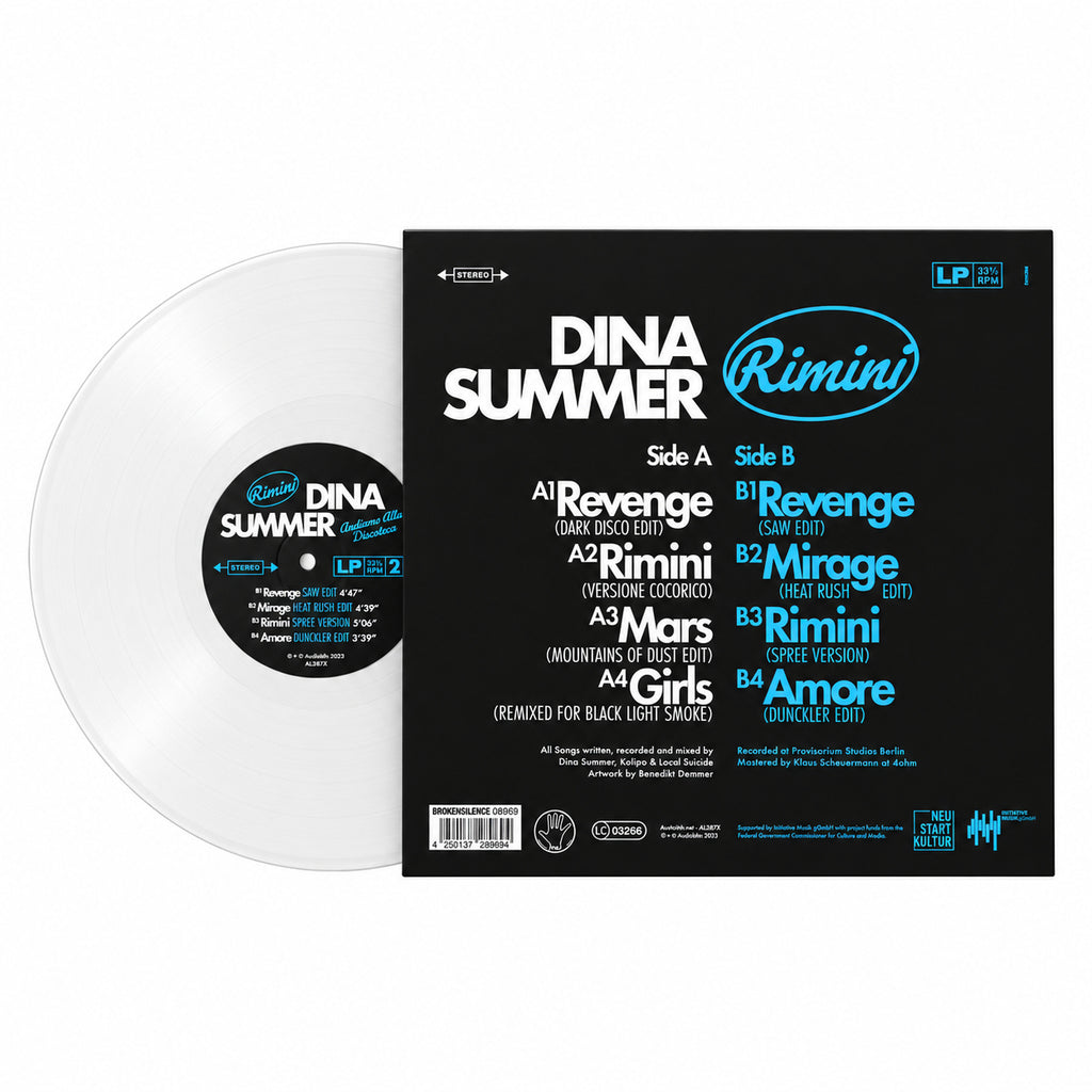 Dina Summer - Rimini - Versioni Discoteca (AL387VD) White LP