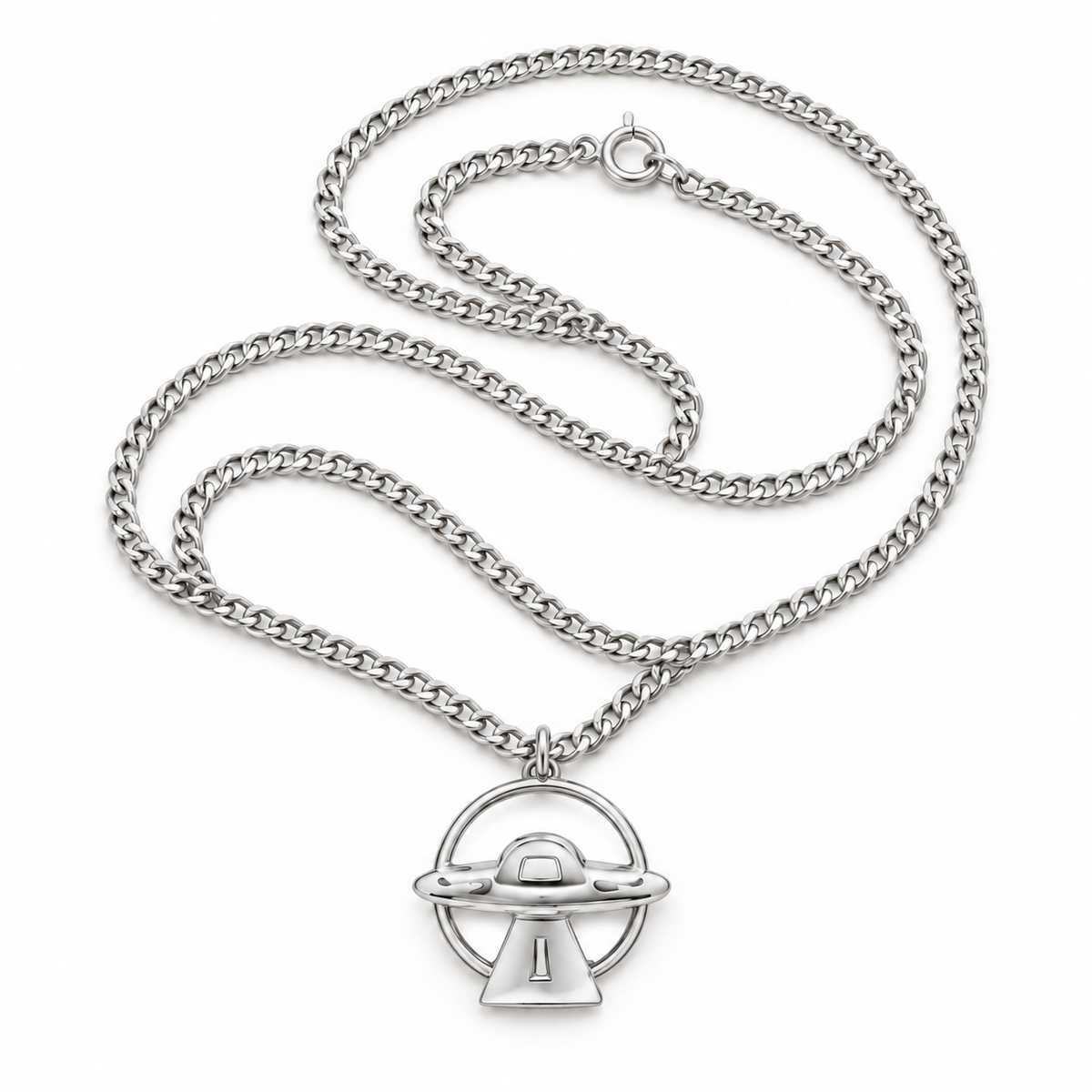 Iptamenos Discos Necklace Silver
